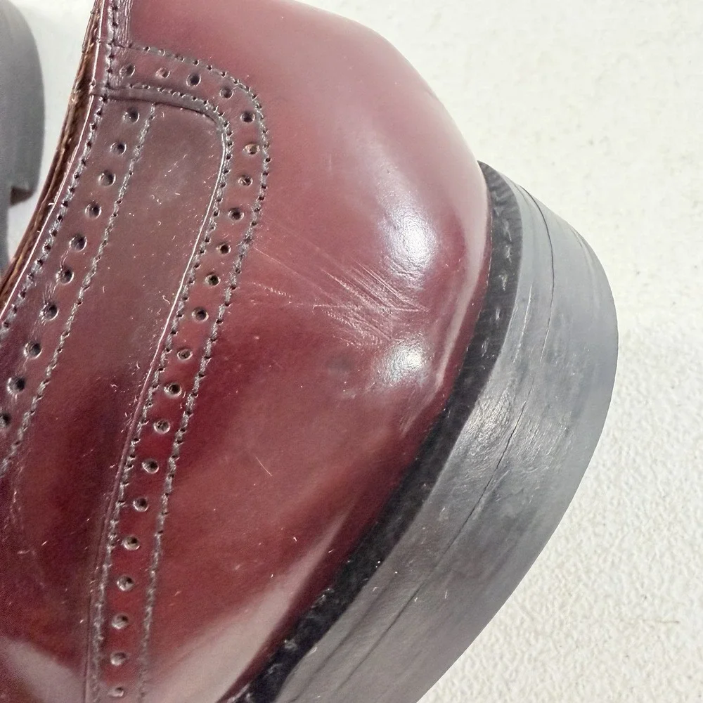 Vintage‎ Bostonian Wingtip Brogue Leather Oxford Dress Shoes Mens Size 8.5 D